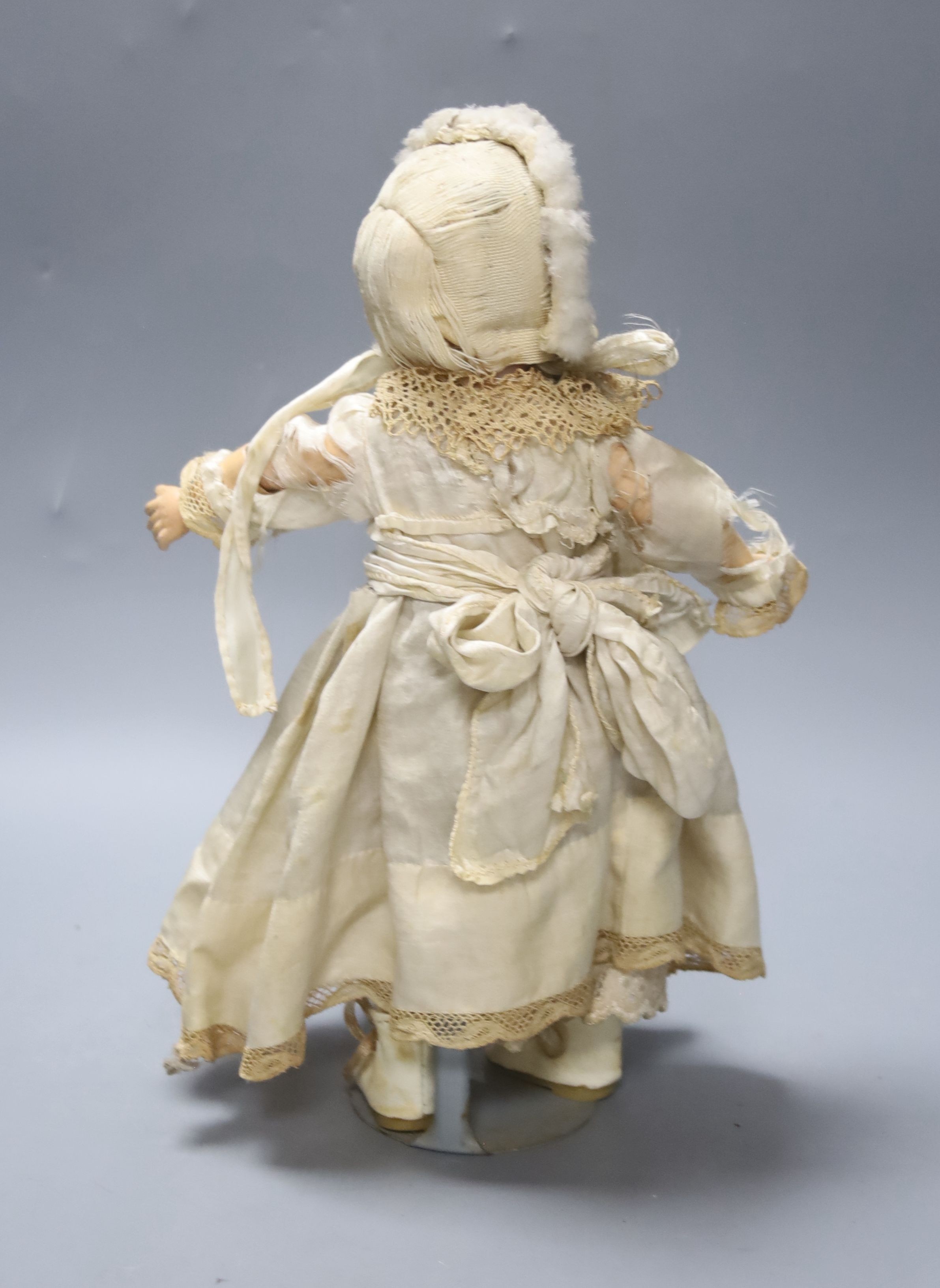 A Kammer & Reinhardt bisque doll, original clothes and shoes, 29cm